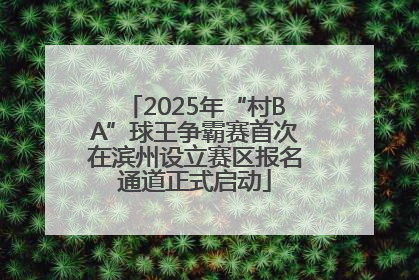 2025年“村BA”球王争霸赛首次在滨州设立赛区报名通道正式启动