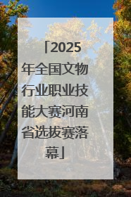 2025年全国文物行业职业技能大赛河南省选拔赛落幕