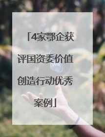 4家鄂企获评国资委价值创造行动优秀案例