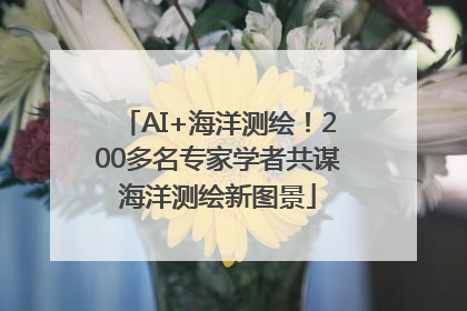 AI+海洋测绘！200多名专家学者共谋海洋测绘新图景